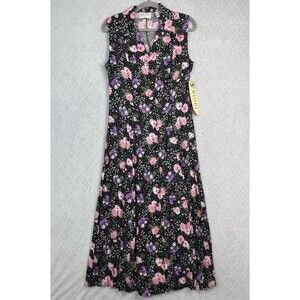 Vtg Maxi Dress 11/12 Floral Spring Miss Honey Grunge Grandma Cottagecore 90s Y2K